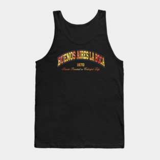 Buenos Aires La Boca 1870 Colorful Streets Tank Top