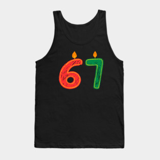 New Year's Eve 67 Candles Tank Top