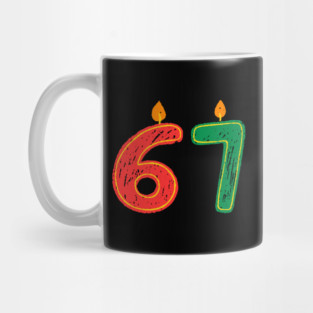 New Year's Eve 67 Candles Mug