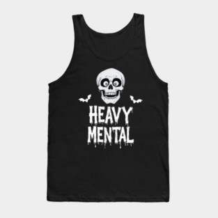 Heavy Mental Skull Tank Top