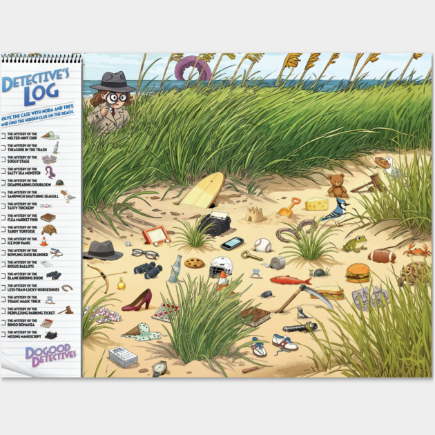 Detective's Log - DoGood Detectives Wall Art by GZM Podcasts