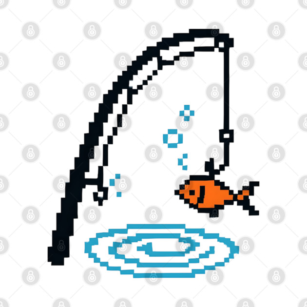 Pixel Fishing Day - Blue Pond by Midsummer Dream House
