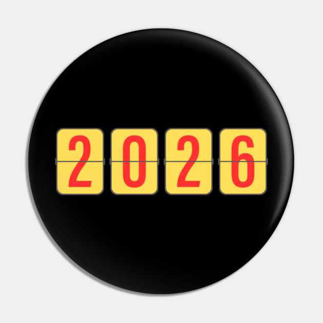 Countdown to 2026 Pin by Creatifly Graphic Tees
