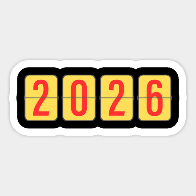 Countdown to 2026 Magnet by Creatifly Graphic Tees