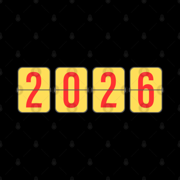 Countdown to 2026 by Creatifly Graphic Tees