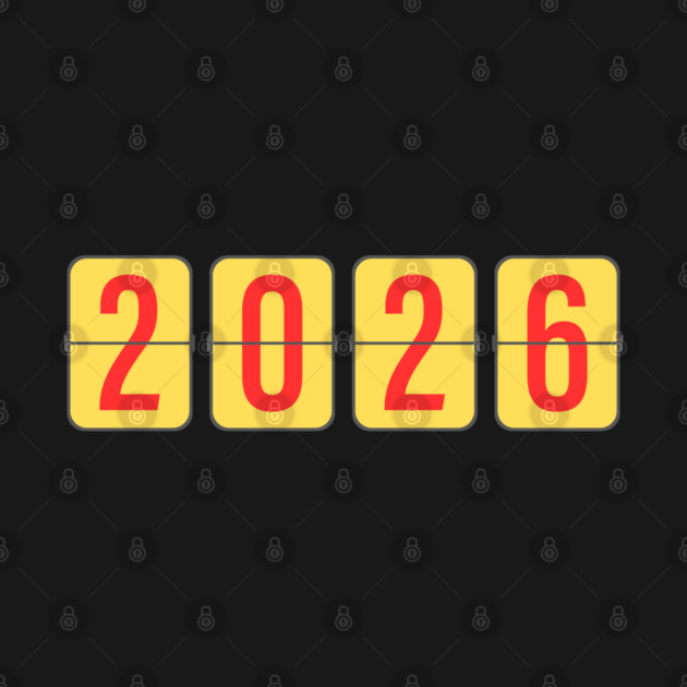 Countdown to 2026 by Creatifly Graphic Tees