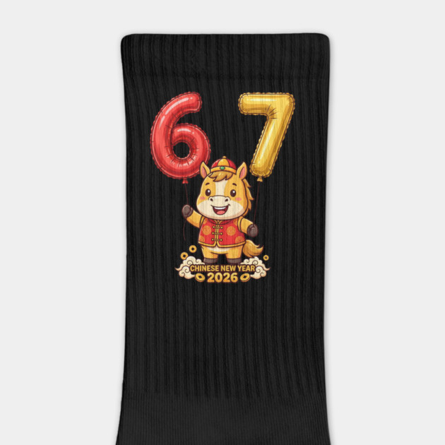 67 Meme Chinese New Year 2026 Year of the Horse Celebration by Creatifly Graphic Tees