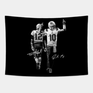 Drake Maye With Signature Tapestry