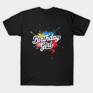 paint party supplies Birthday T-Shirt