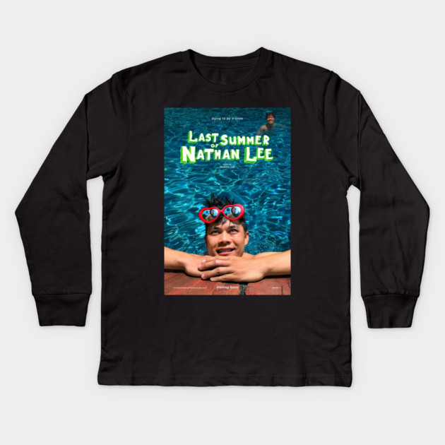 Last Summer of Nathan Lee Keyart Kids Long Sleeve T-Shirt by Margin's Store