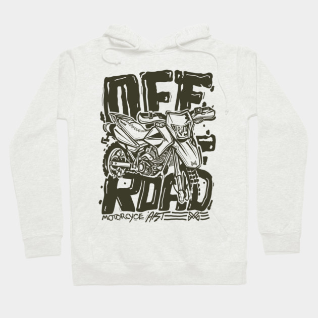 honda xr motorcycle Hoodie by monsalveautos