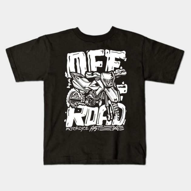 honda xr motocross Kids T-Shirt by monsalveautos
