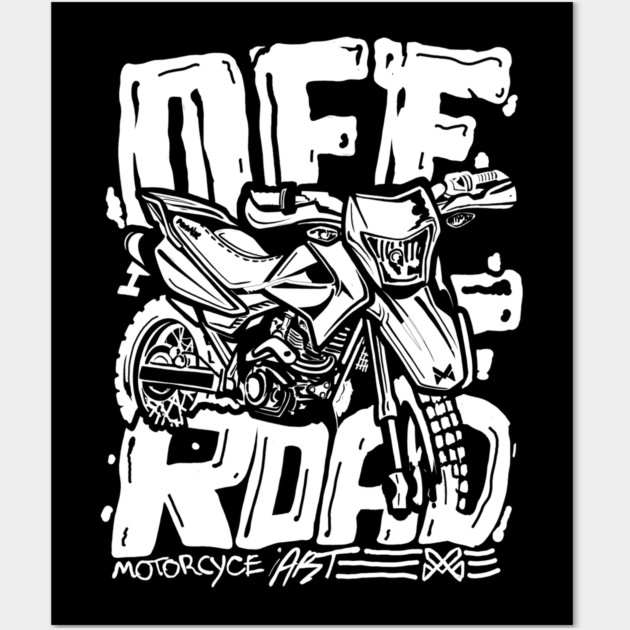 honda xr motocross Wall Art by monsalveautos