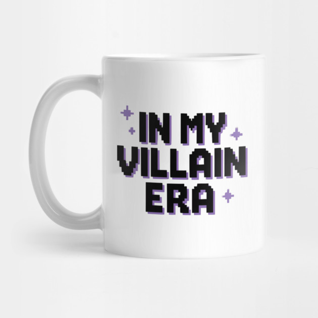 In My Villain Era - Purple and Black Bookish Pixel by Midsummer Dream House