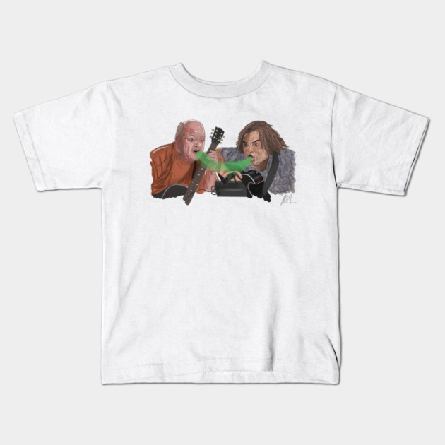 Pick of Destiny: JB and KG Record Kids T-Shirt by 51Deesigns