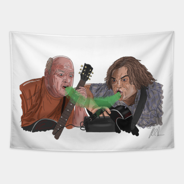 Pick of Destiny: JB and KG Record Tapestry by 51Deesigns