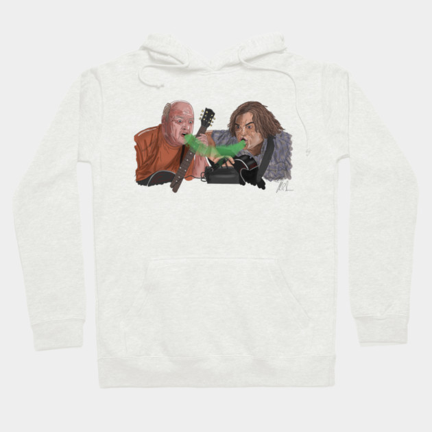 Pick of Destiny: JB and KG Record Hoodie by 51Deesigns