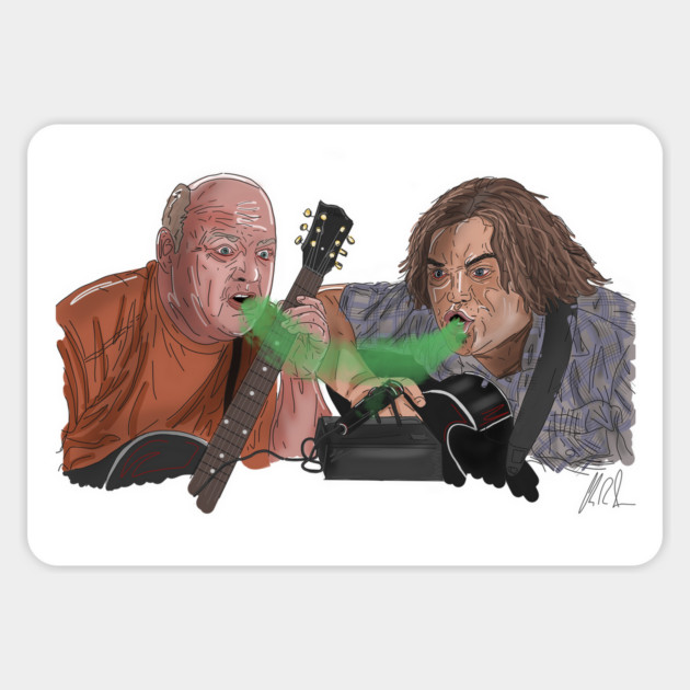 Pick of Destiny: JB and KG Record Magnet by 51Deesigns