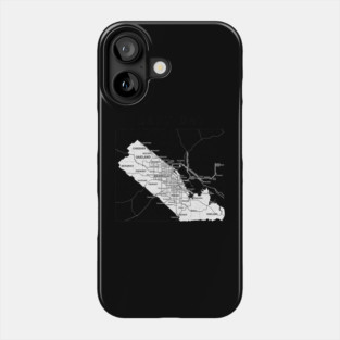 East Bay Map Phone Case