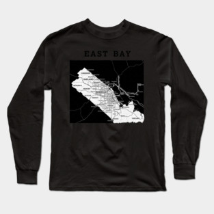 East Bay Map Long Sleeve T-Shirt
