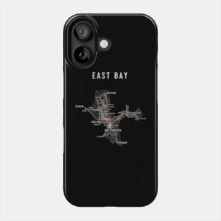 East Bay Transit Map Phone Case