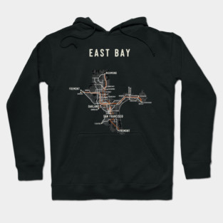 East Bay Transit Map Hoodie