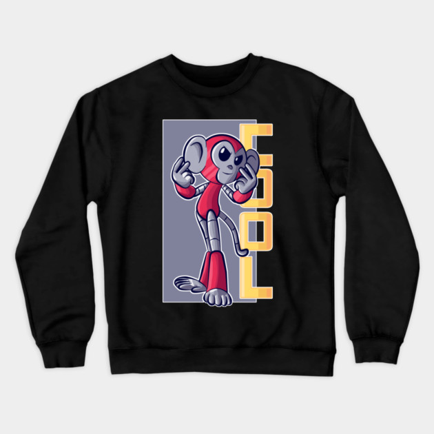 DROIDMONKEY COOL Crewneck Sweatshirt by droidmonkey