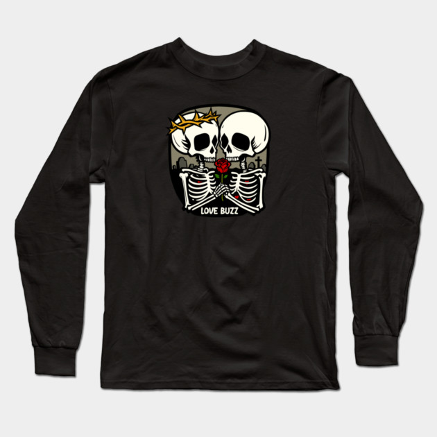 LOVE BUZZ Long Sleeve T-Shirt by artslaves