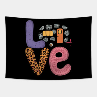 Love Camper Camping Travel Trailer, Happy Camper for Women Adventure for Her Travel Gift Cute Camping Tapestry