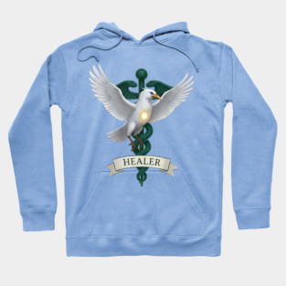Caladrius Healer Bird Emblem Hoodie