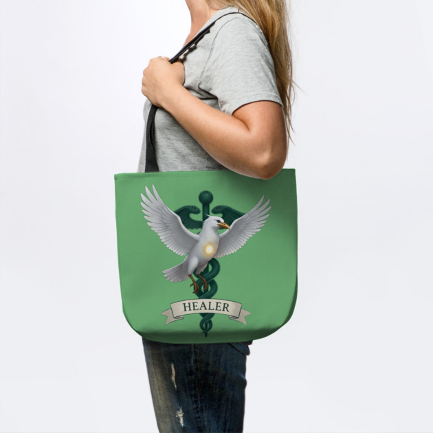 Caladrius Healer Bird Emblem by DonWillisJrArt