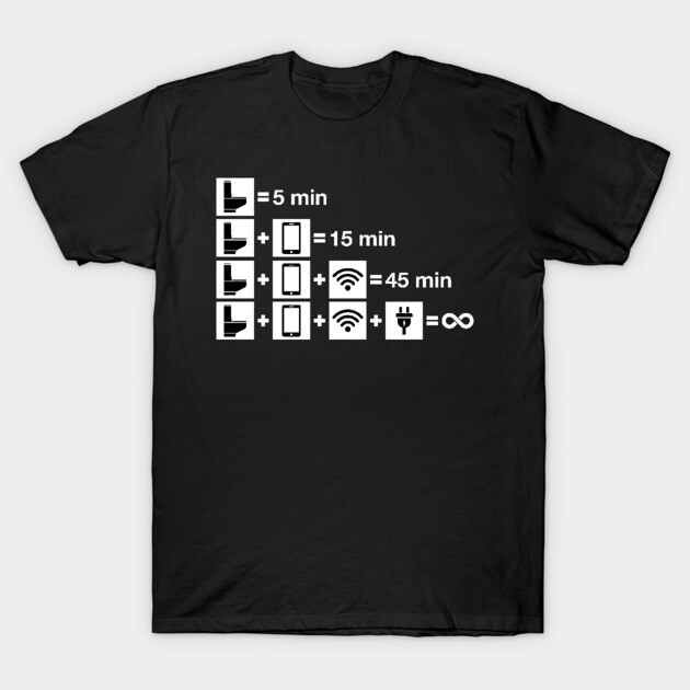 The Bathroom Equation T-Shirt by geekchic_tees