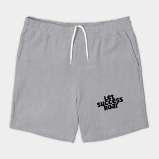 Let Success Roar - Black Shorts