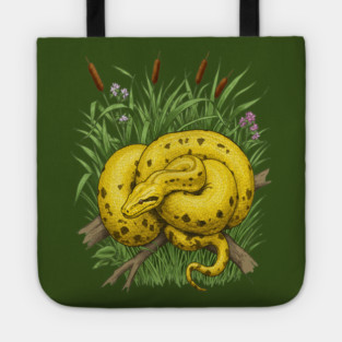 Yellow Anaconda Tote