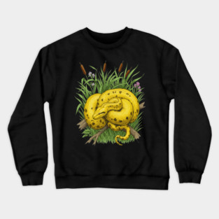 Yellow Anaconda Crewneck Sweatshirt