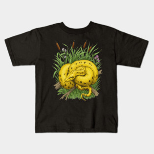Yellow Anaconda Kids T-Shirt