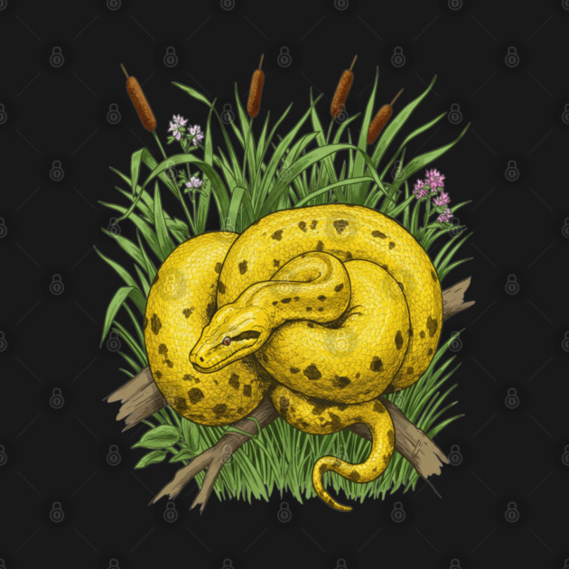 Yellow Anaconda by BirdsnStuff