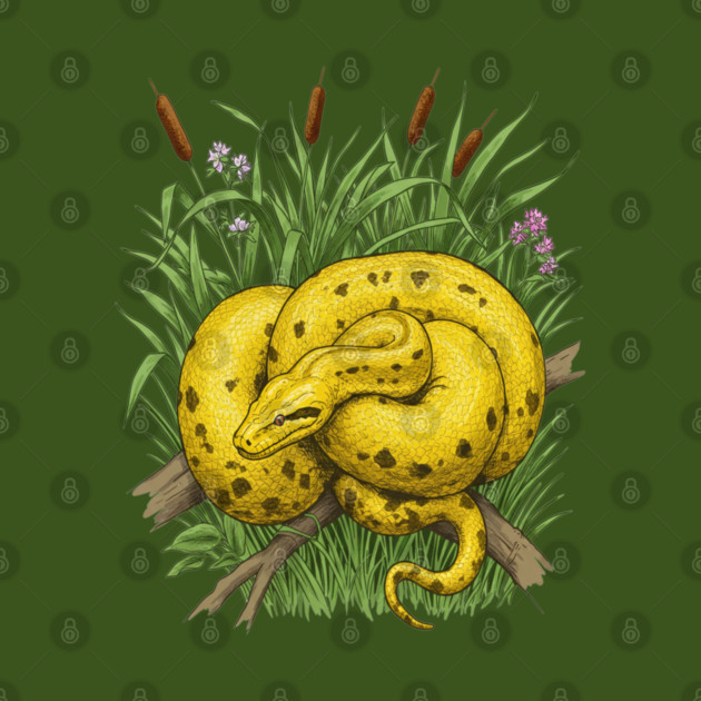 Yellow Anaconda by BirdsnStuff