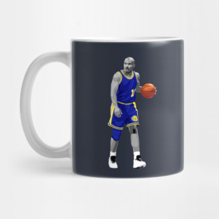 Tim Hardaway Vector Dribble Blue Silver Qiangy Mug