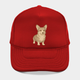Cute Vintage Style Corgi Art Hat