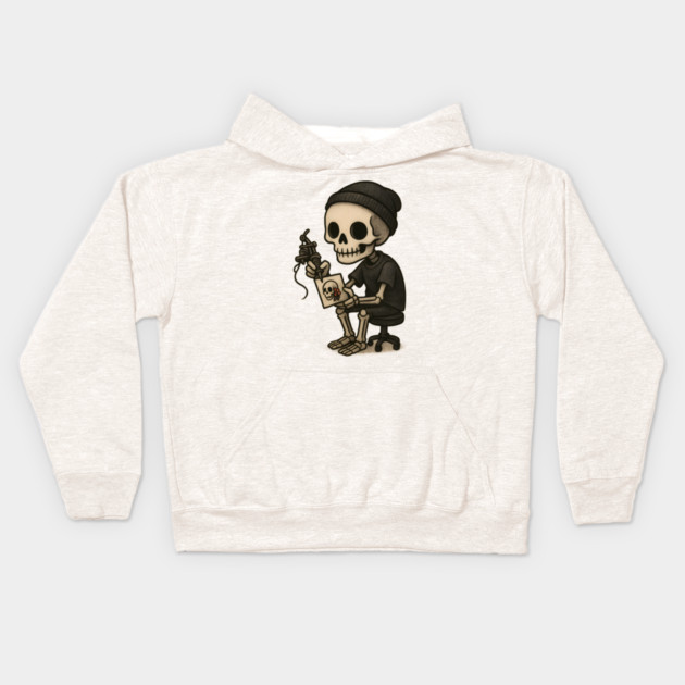 tattoo apprentice Kids Hoodie by Demian Stipatio
