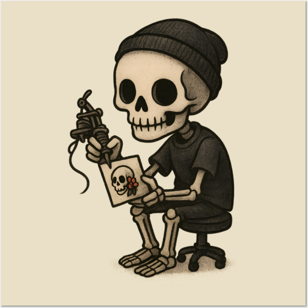 tattoo apprentice Wall Art by Demian Stipatio