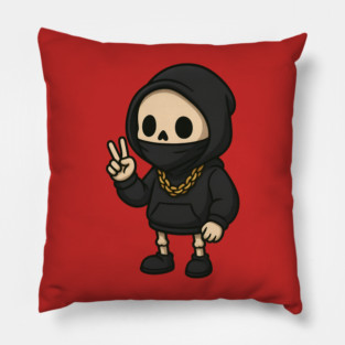 Peaceful Gangsta Pillow
