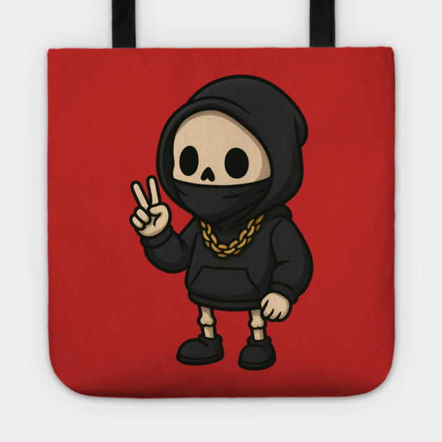 Peaceful Gangsta Tote by Demian Stipatio