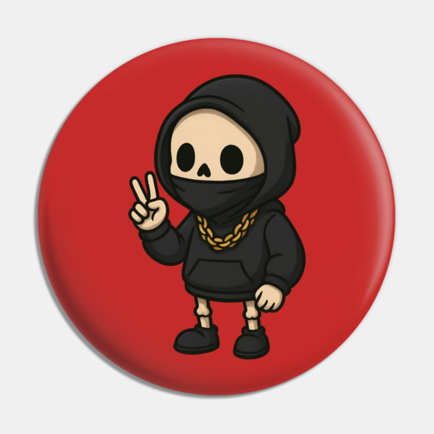 Peaceful Gangsta Pin by Demian Stipatio