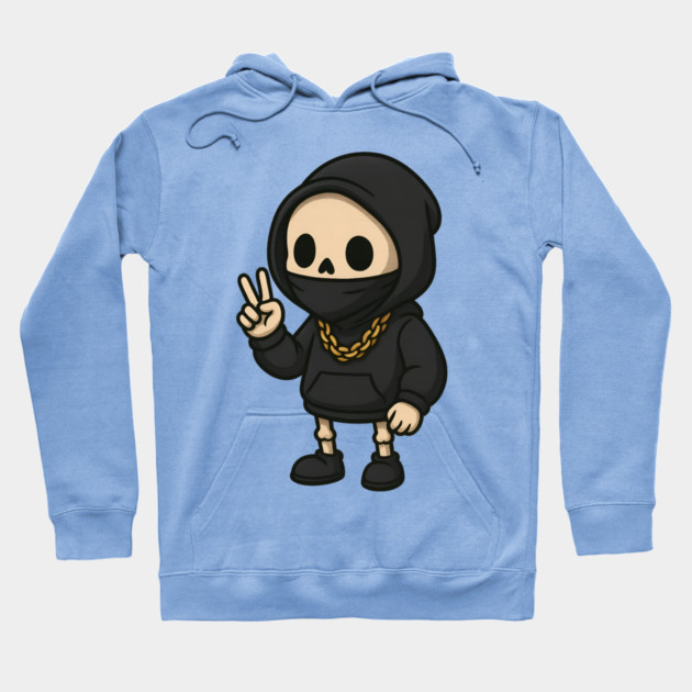 Peaceful Gangsta Hoodie by Demian Stipatio