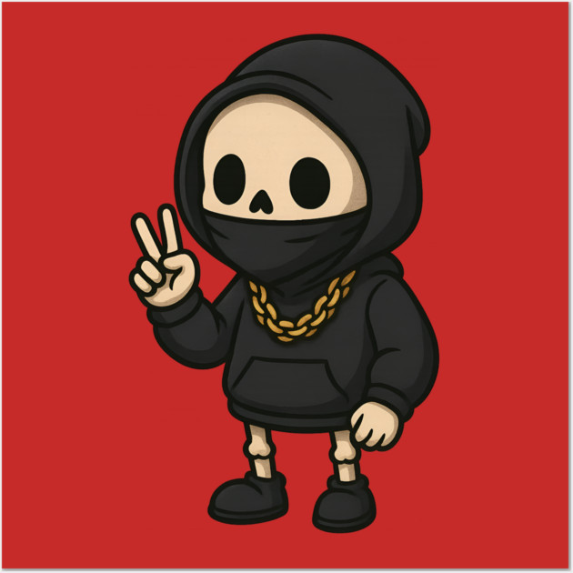 Peaceful Gangsta Wall Art by Demian Stipatio