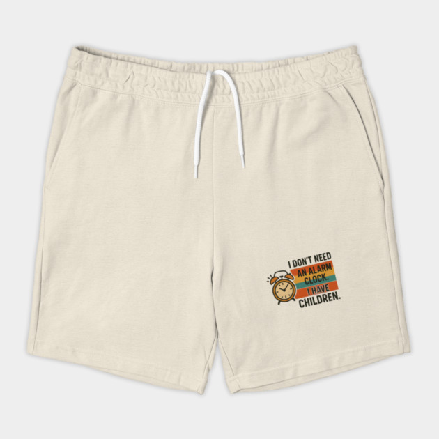 I Don’t Need an Alarm Clock I Have Children Funny Retro Parenting Design by Anne Lee