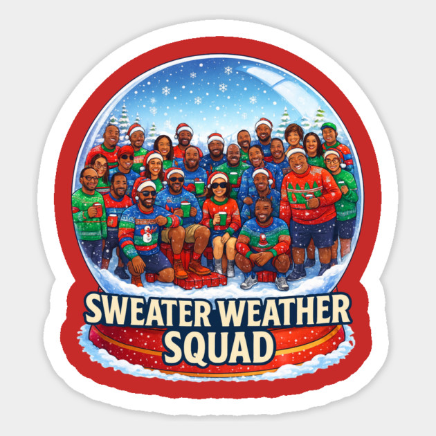 Sweater Weather Sticker by Meet The Mazelins