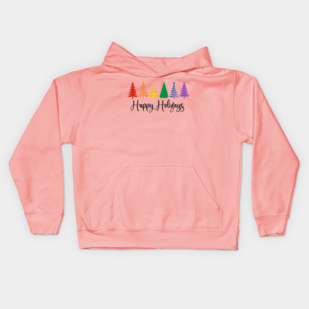 Happy Holidays! Kids Hoodie by Meet The Mazelins